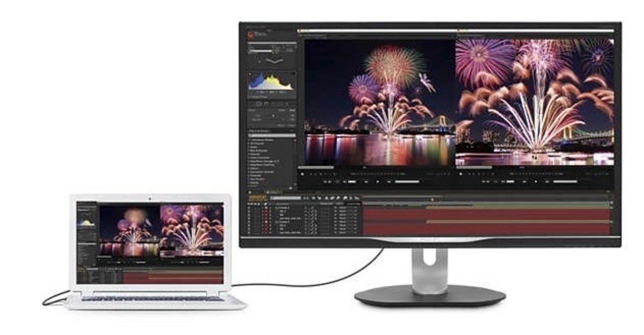 USB-C一本で繋がるモニタ Philips 328P6VUBREB/11｜アラン藤島
