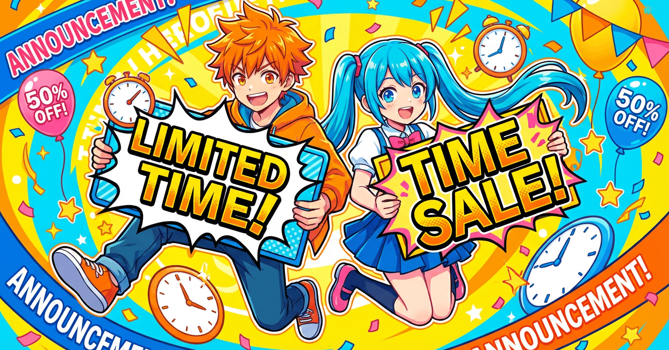 本日は無料記事！今月最後のタイムセール！！2026年1月31日 土曜の夜11