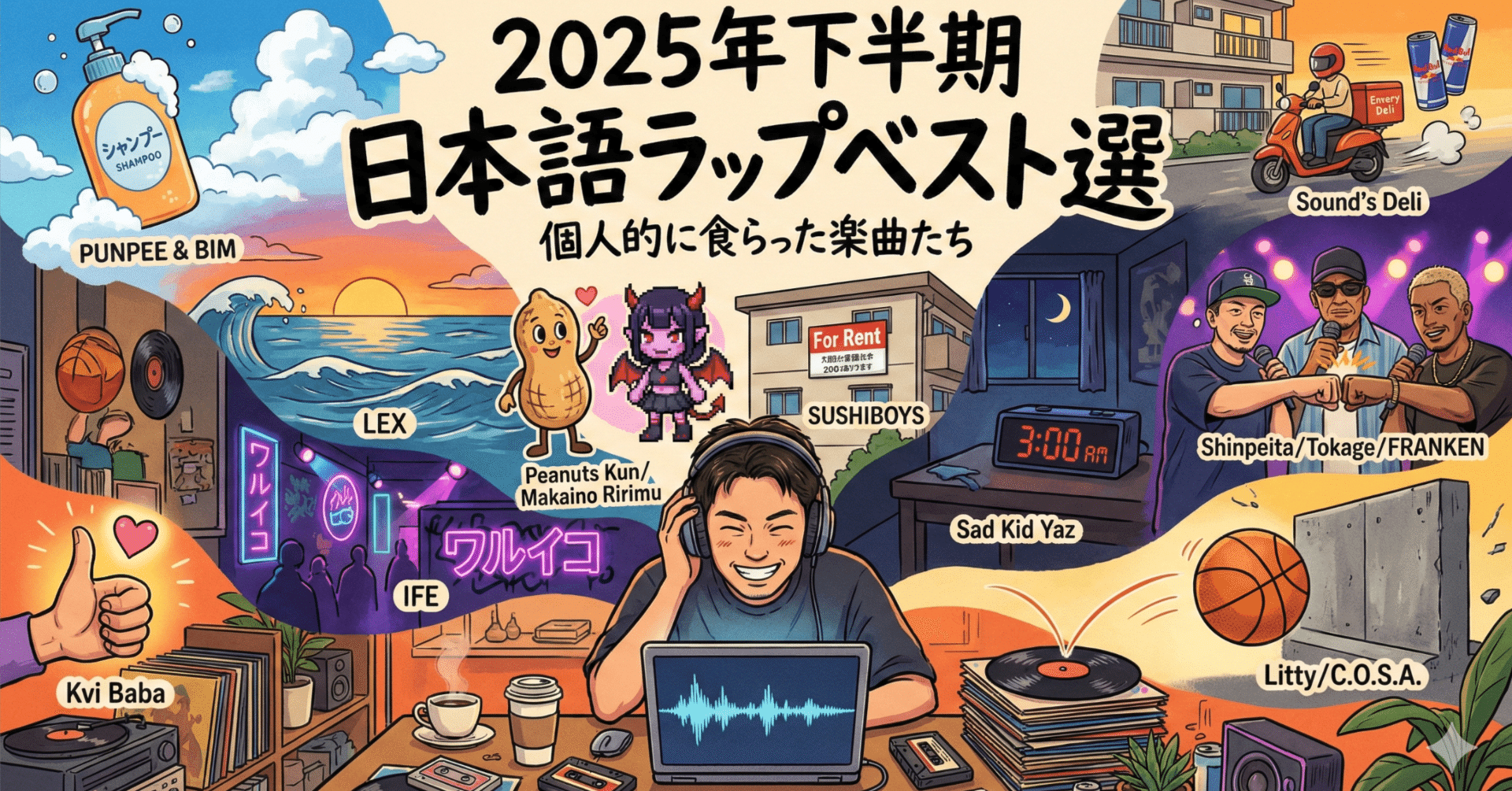 2025年下半期 日本語ラップ10選｜サガサキ