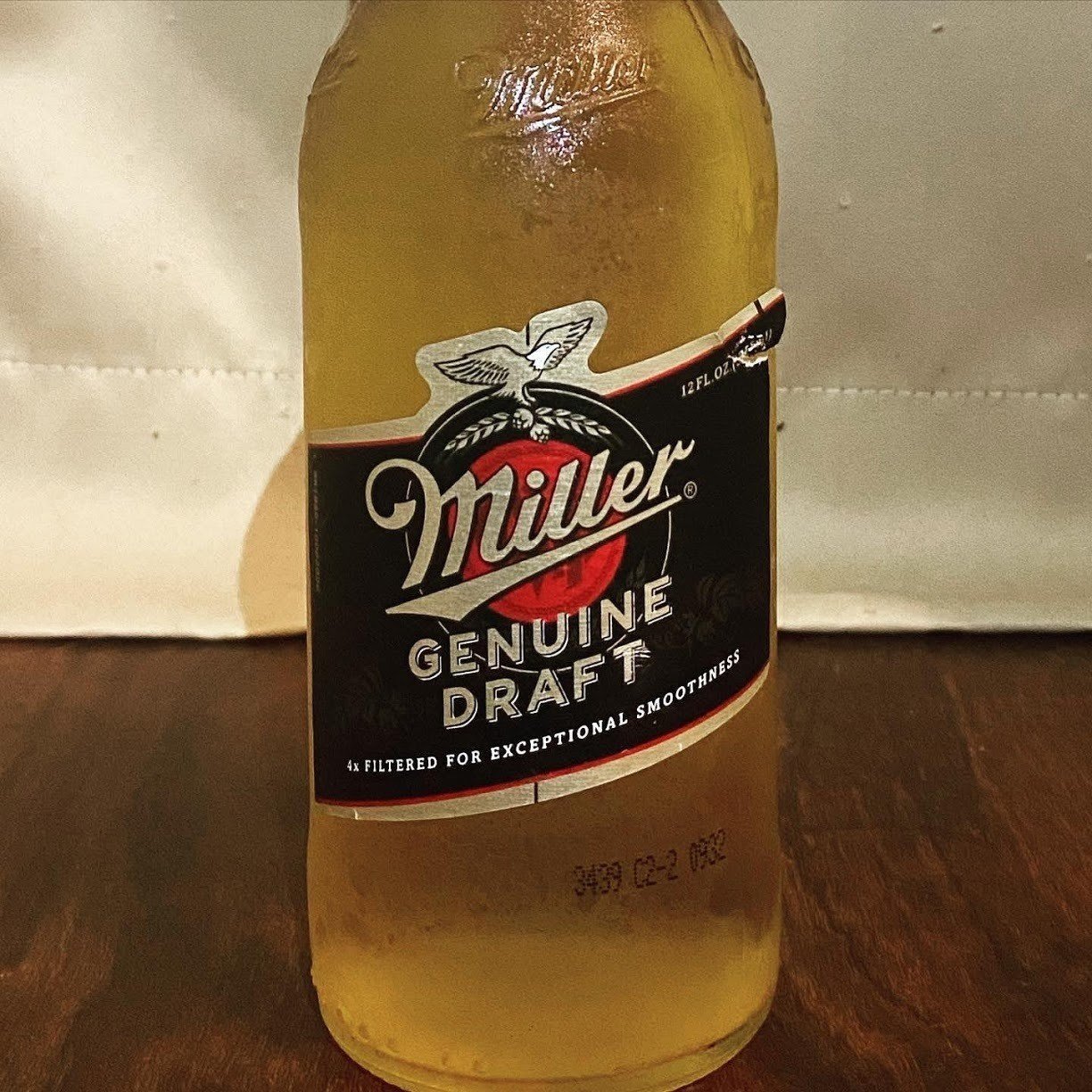 軽いだけかと思ってたけど、意外と面白い味がする。miller GENUINE