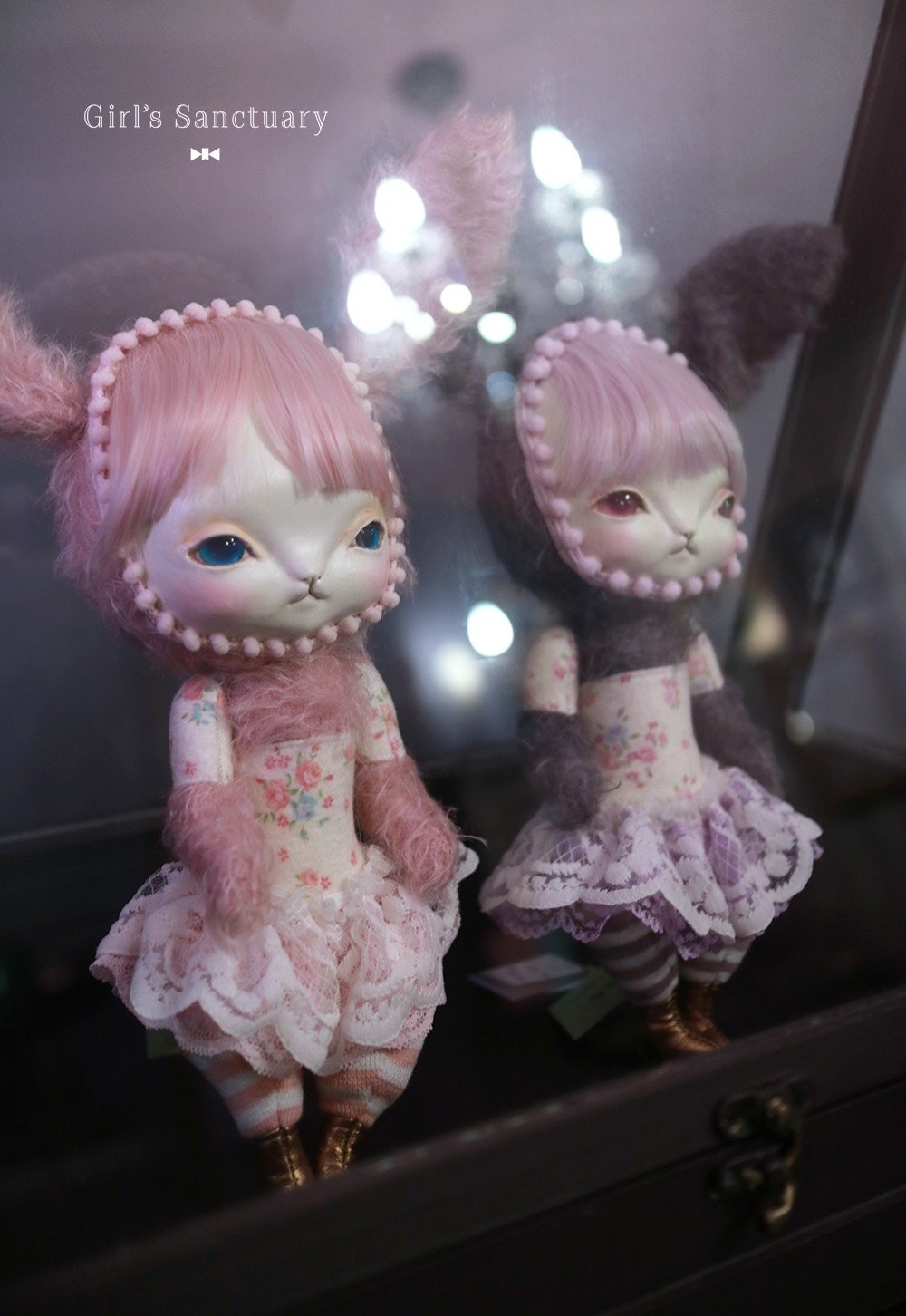 Cuddle a Fluffy 福寿 梨理 作家様 かごバッグ 猫 創作人形 Cuddle a