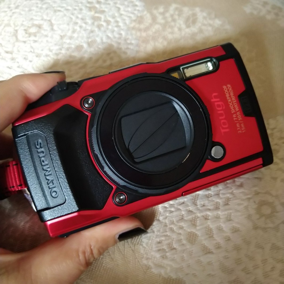 OLYMPUS tough TG-6 レッド マクロ照明付き オリンパス OLYMPUS Tough