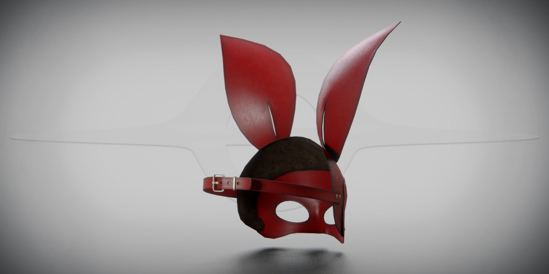 Bunny rabbit leather face mask multi-color set - Superhive