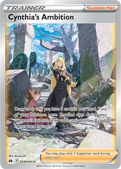 Cynthia's Ambition | Crown Zenith Galarian Gallery | TCG Card Database