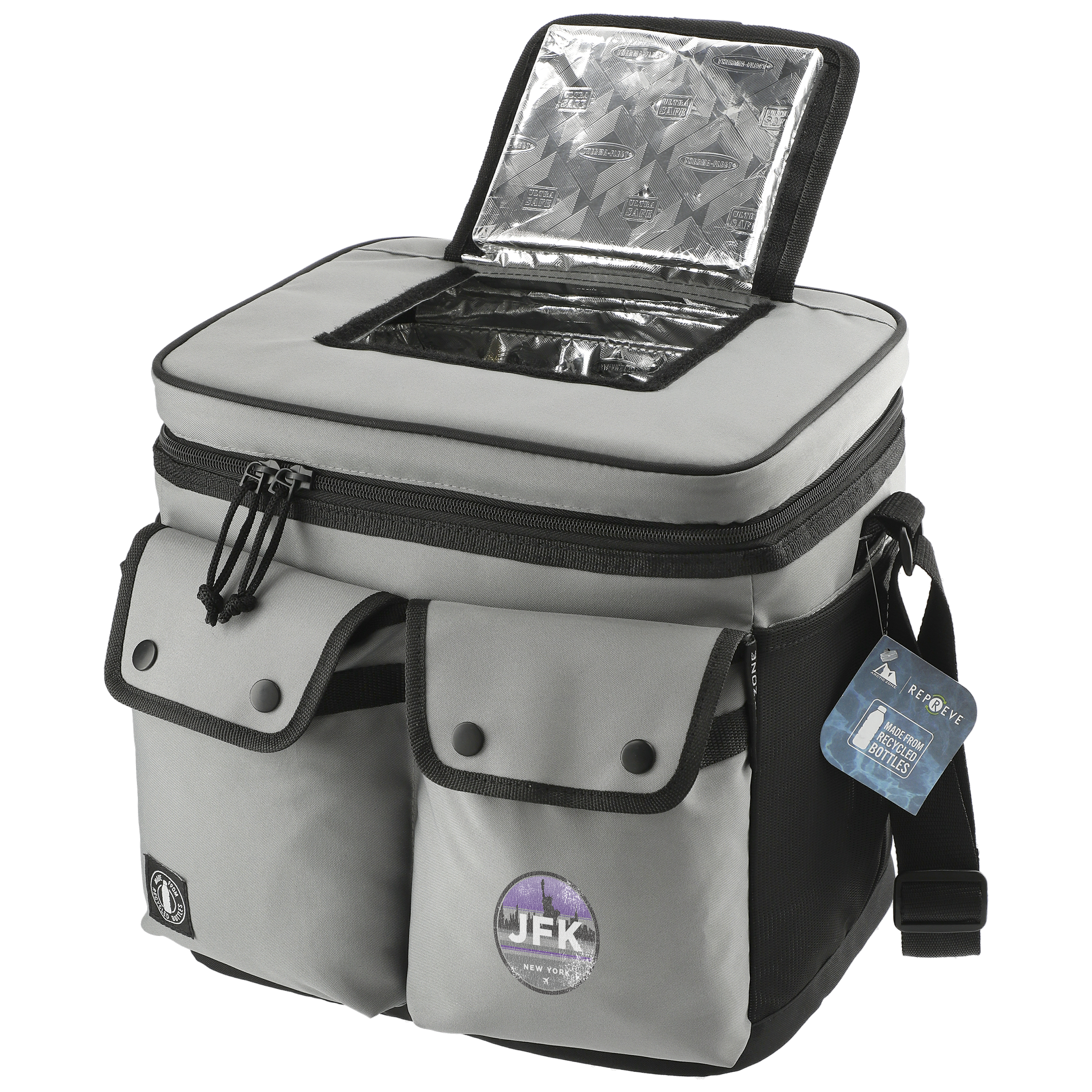 Arctic Zone® Repreve® 24 Can Double Pocket Cooler | PCNA