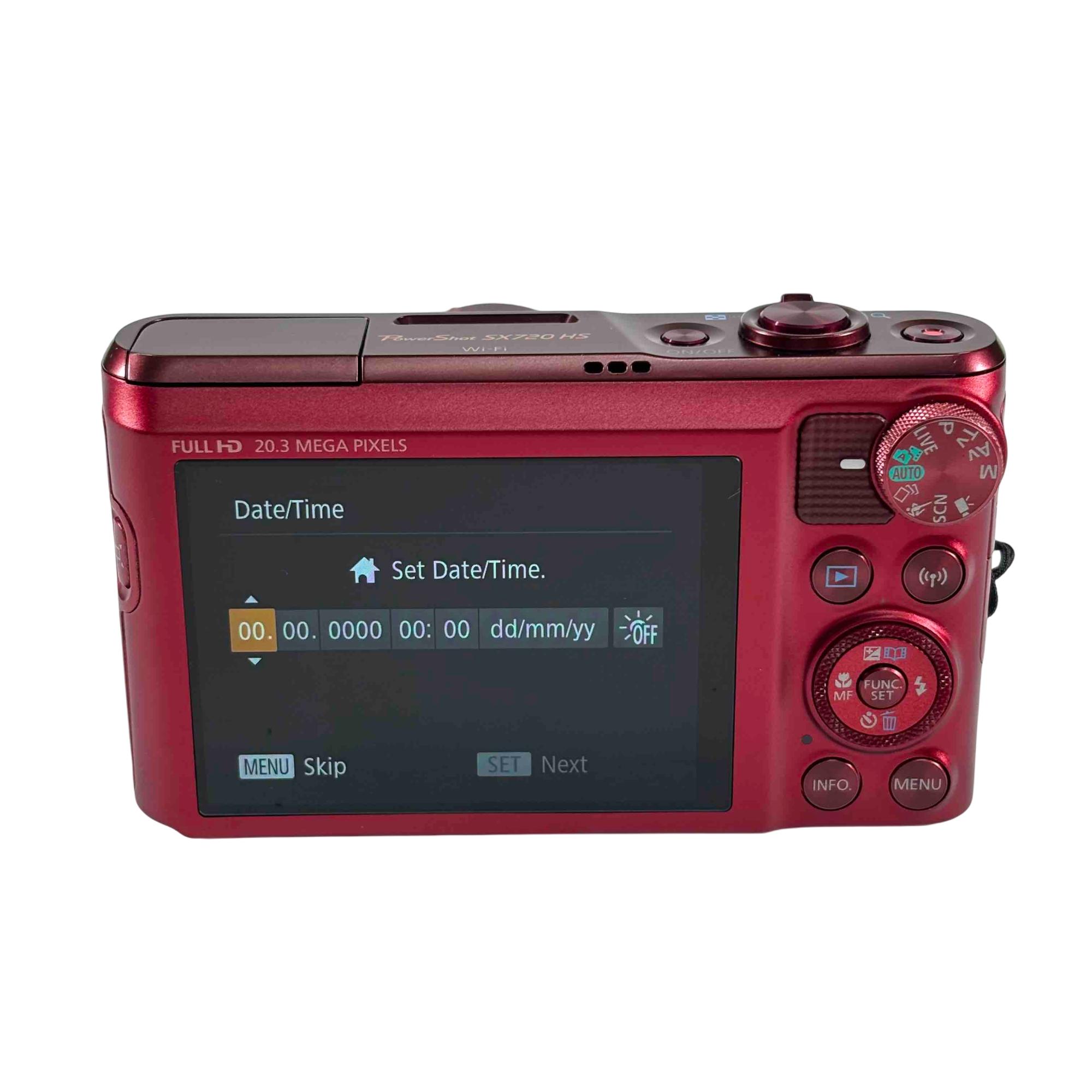 ジャンク Canon POWERSHOT SX720 HS レッド Canon キャノン PowerShot