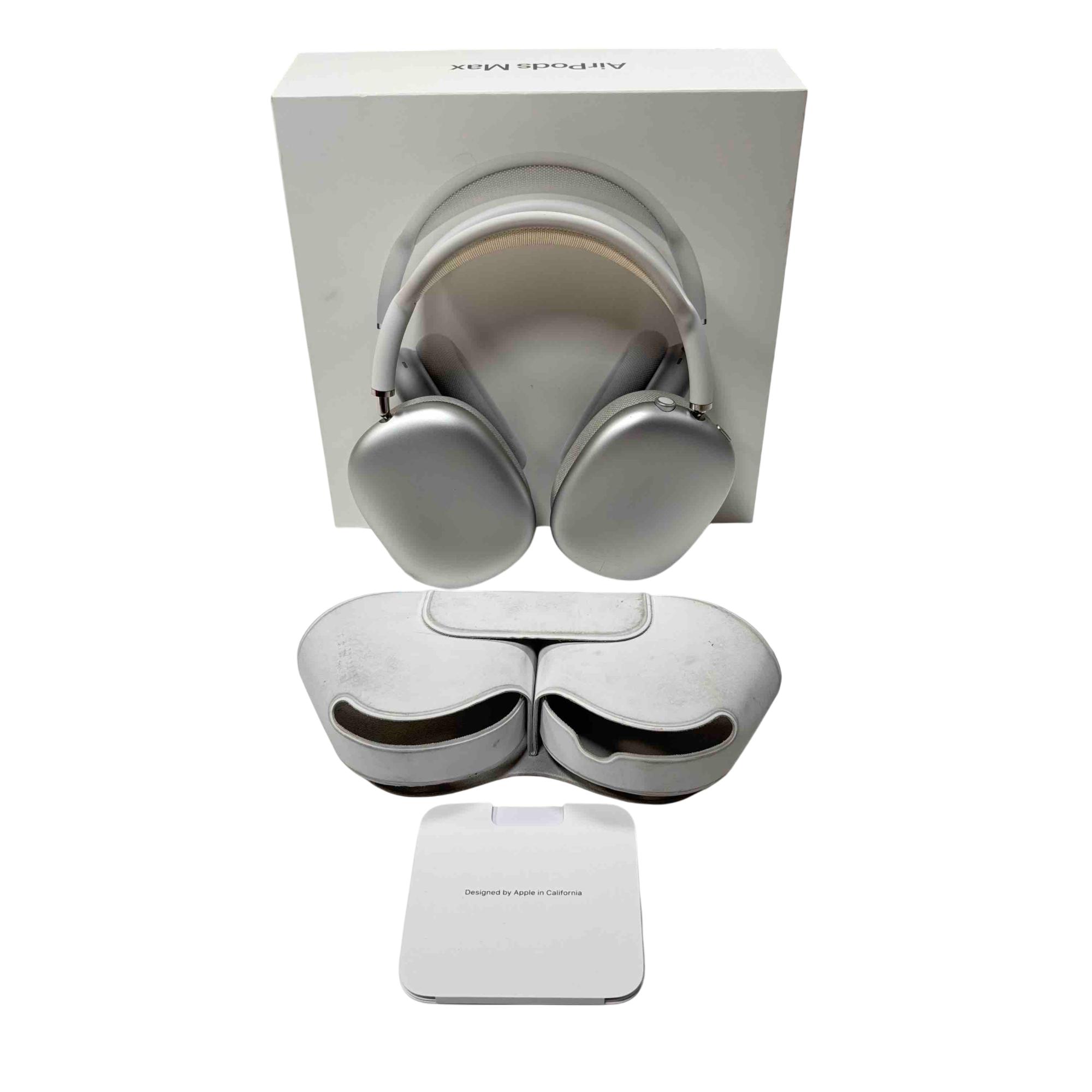 Apple AirPods Max A2096 Wireless Over-Ear Headphones Silver/White