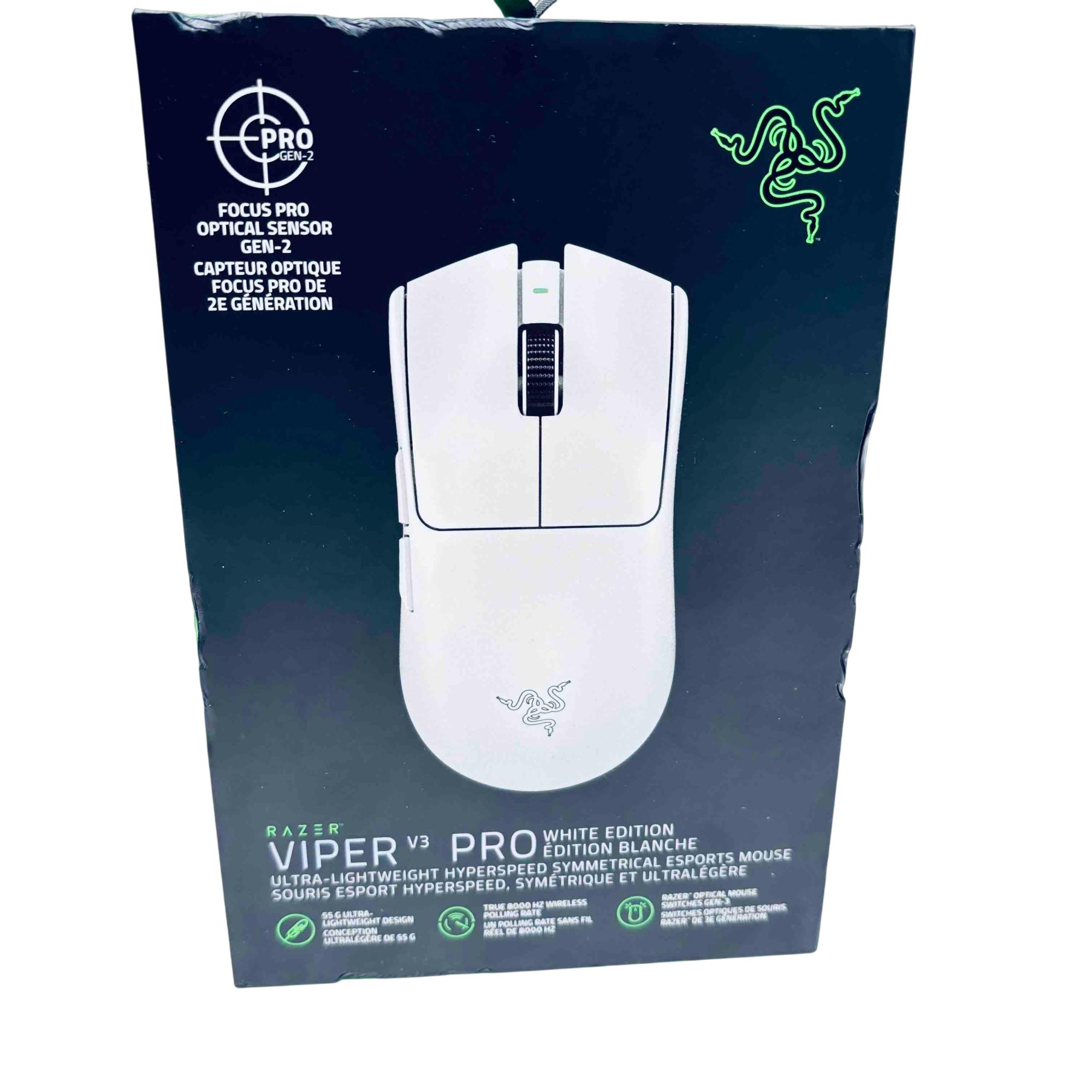 Razer Viper V3 Pro White Edition Wireless Ultra-Lightweight Gaming