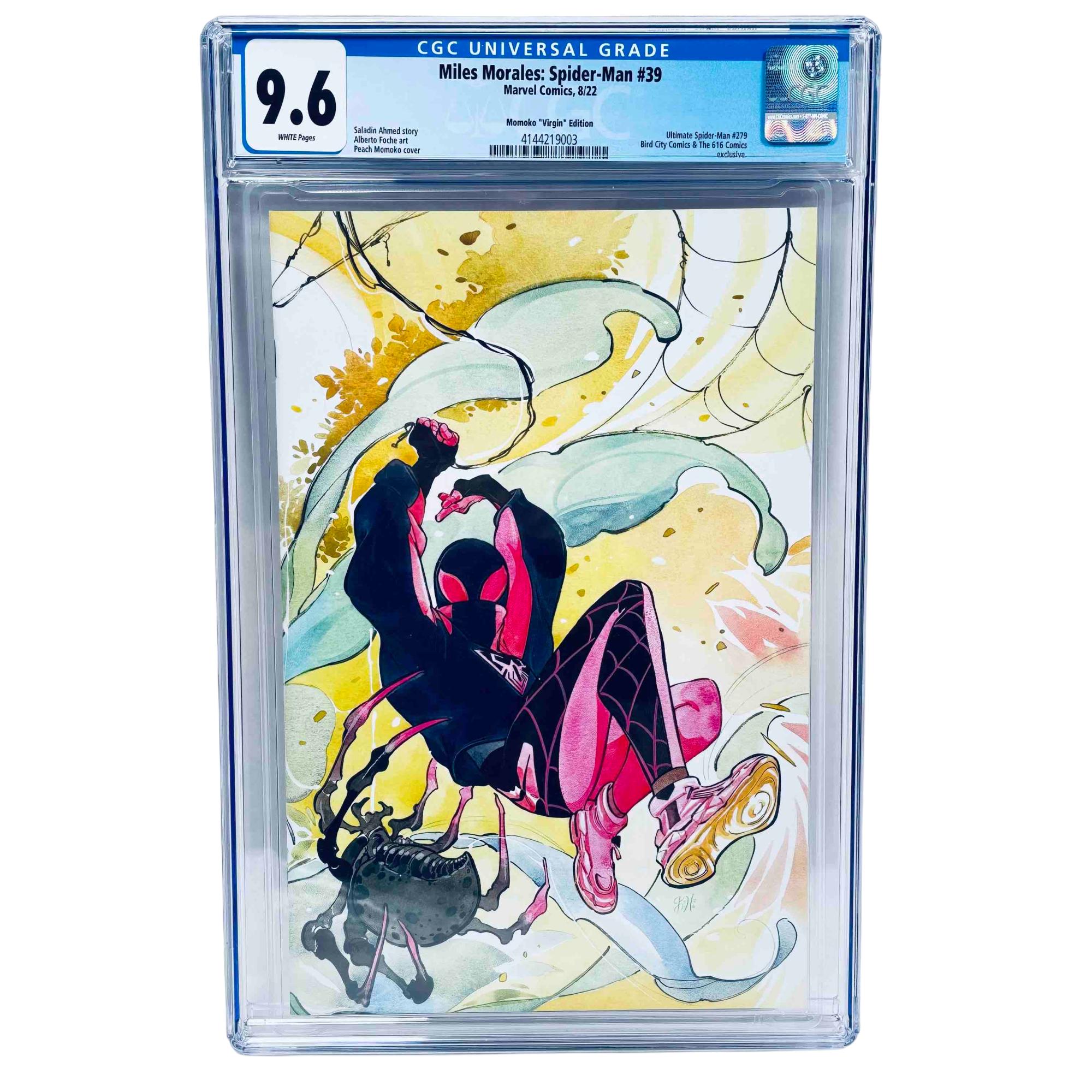 Miles Morales: Spider-Man #39 Marvel Comics - 8/22 CGC 9.6 Momoko