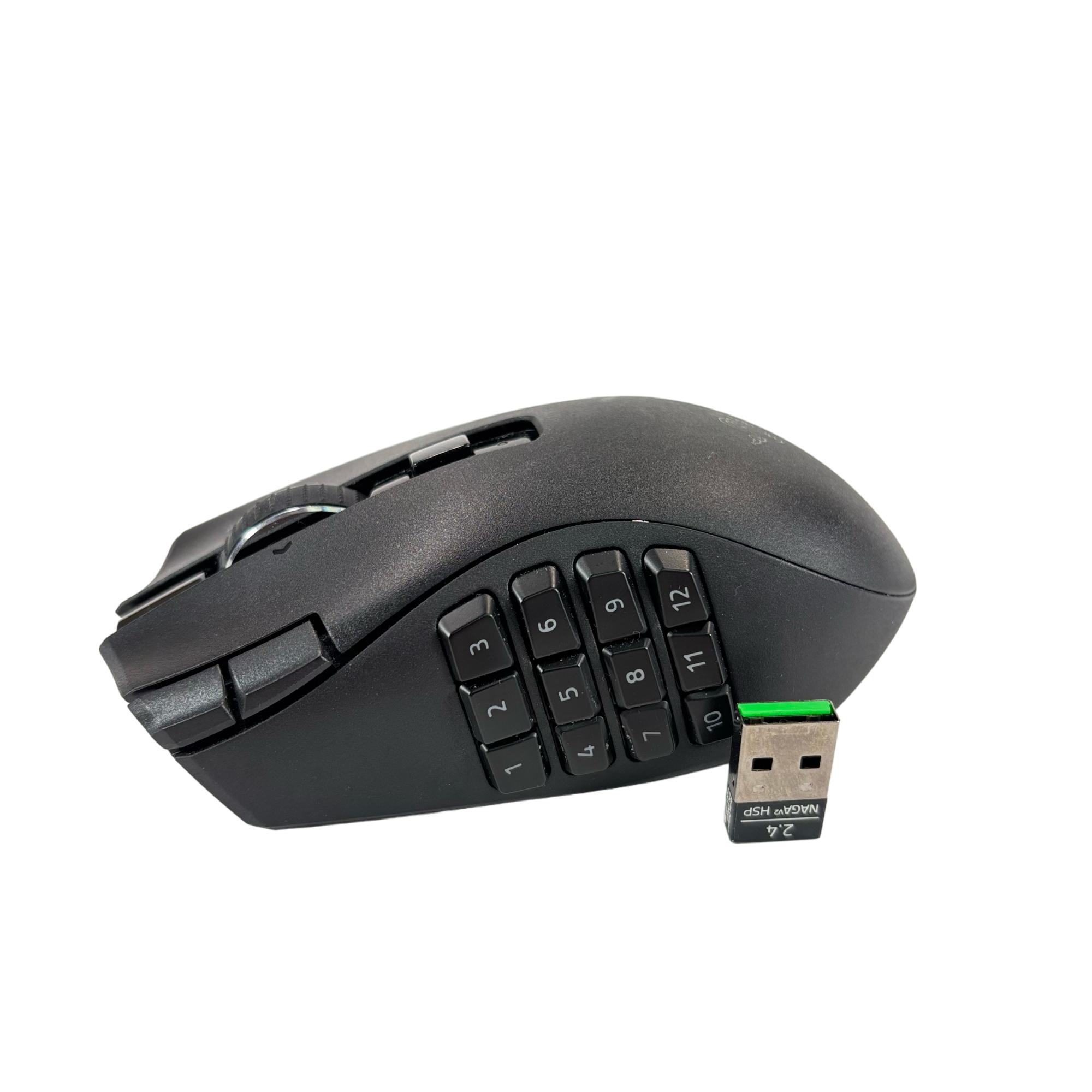 Razer Naga V2 HyperSpeed RZ01-0360 Wireless MMO Gaming Mouse
