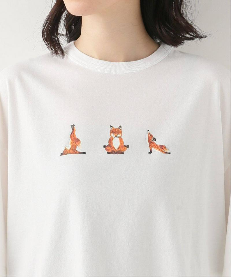 SLOBE IENA(スローブイエナ)の「【MAISON KITSUNE】 YOGA FOX PRINT T