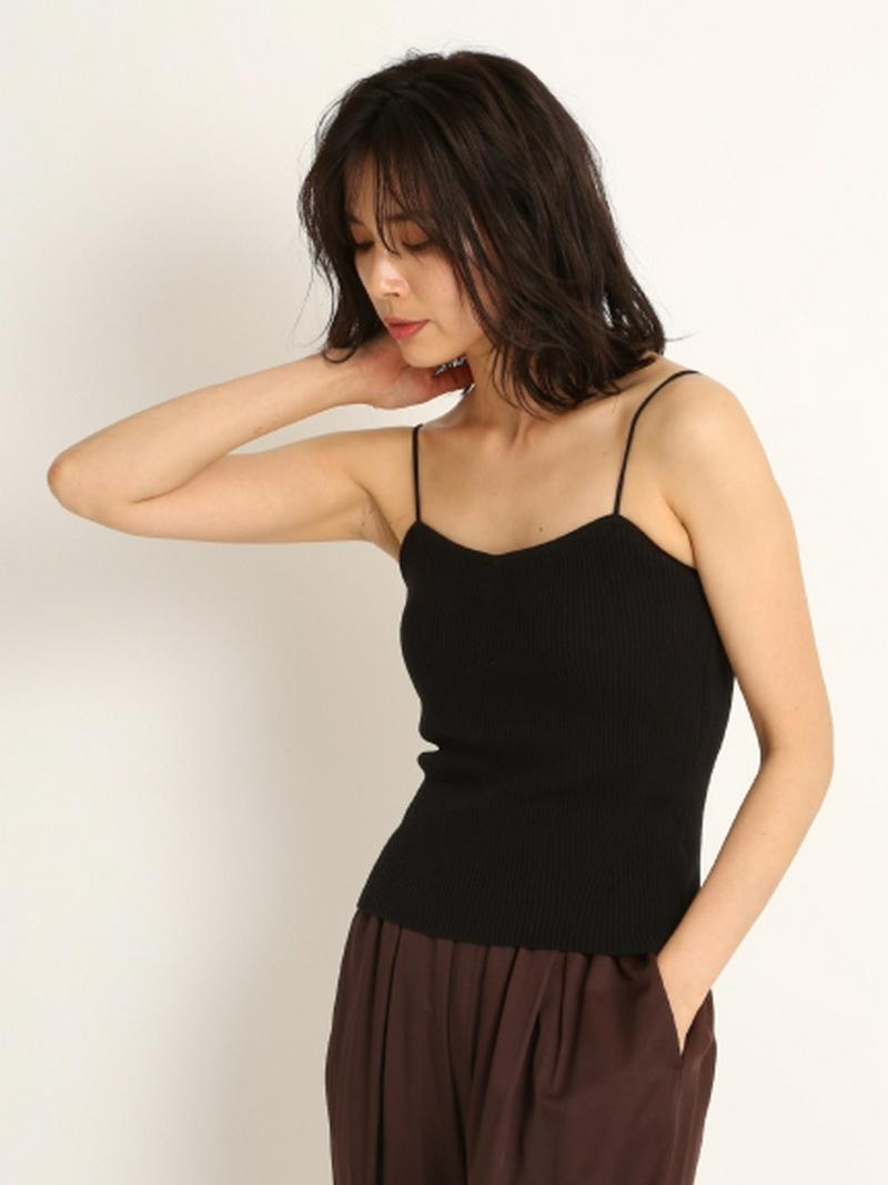 FRAY I.D(フレイ アイディー)の「カップインリブニットキャミソール