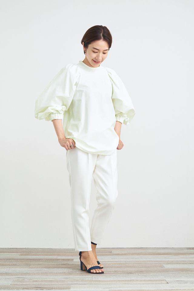 yori(ヨリ)の「ビッグパフスリーブブラウス【2021AW】9月中旬発売予定