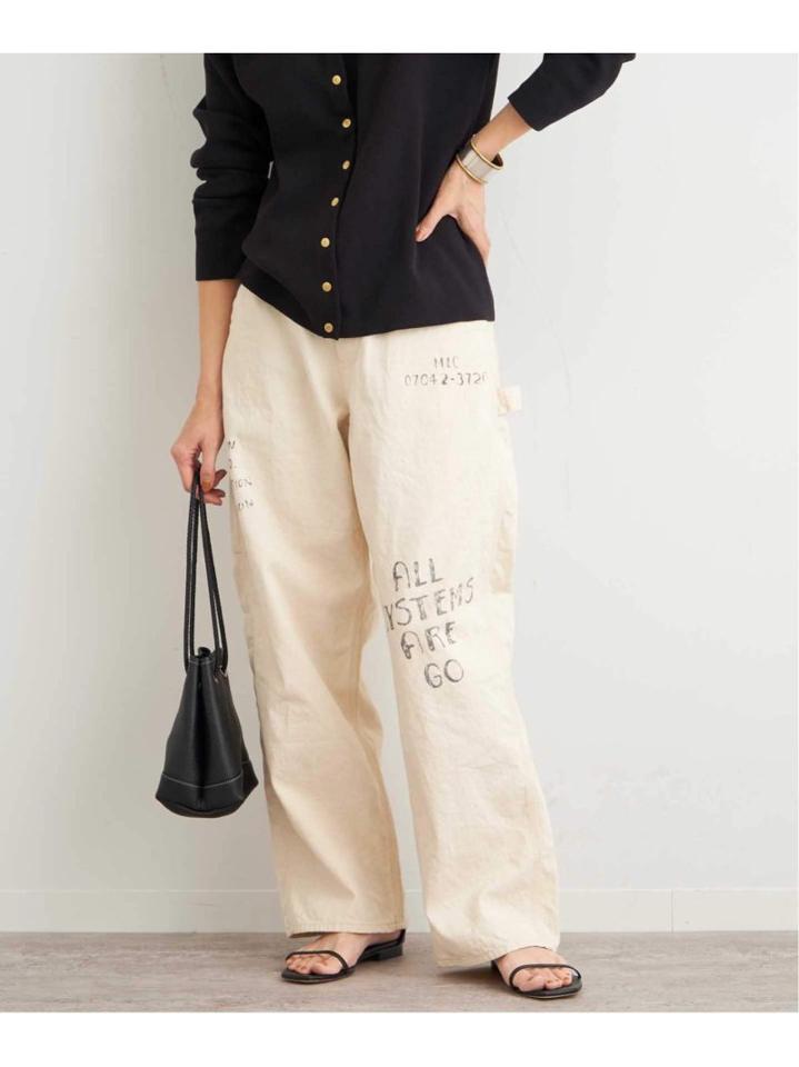 PAYDAY ペイデイ　別注PAINTパンツ　白デニム ペイデイ ペイントパンツ FRAMeWORK(フレームワーク)の「<<予約>>【PAYDAY /ペイデイ】別注PAINT