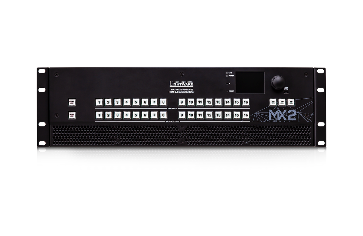 MX2-16x16-HDMI20-R | 4K HDMI Matrix Switcher