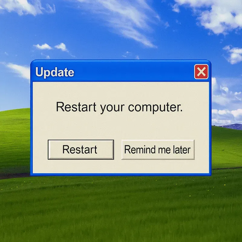 Windows Xp Pop Up Windows ChatGPT Image Prompt | PromptBase