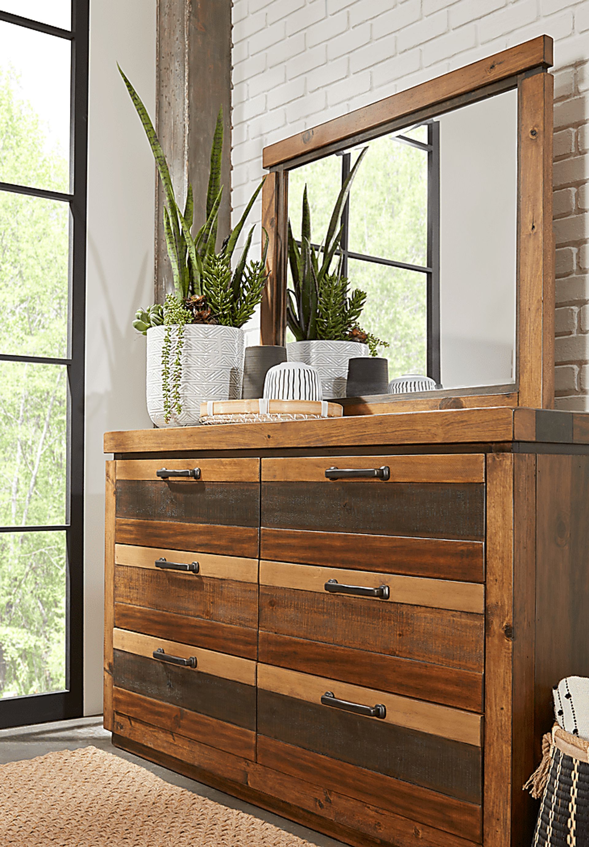 Cindy Crawford Westover Hills Brown Dark Wood Dresser | Rooms to Go
