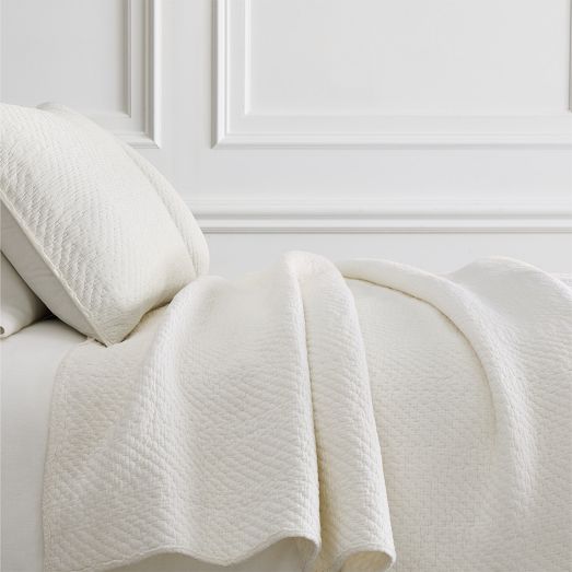 Airy Cotton Voile Quilt & Shams - Shop Now | West Elm