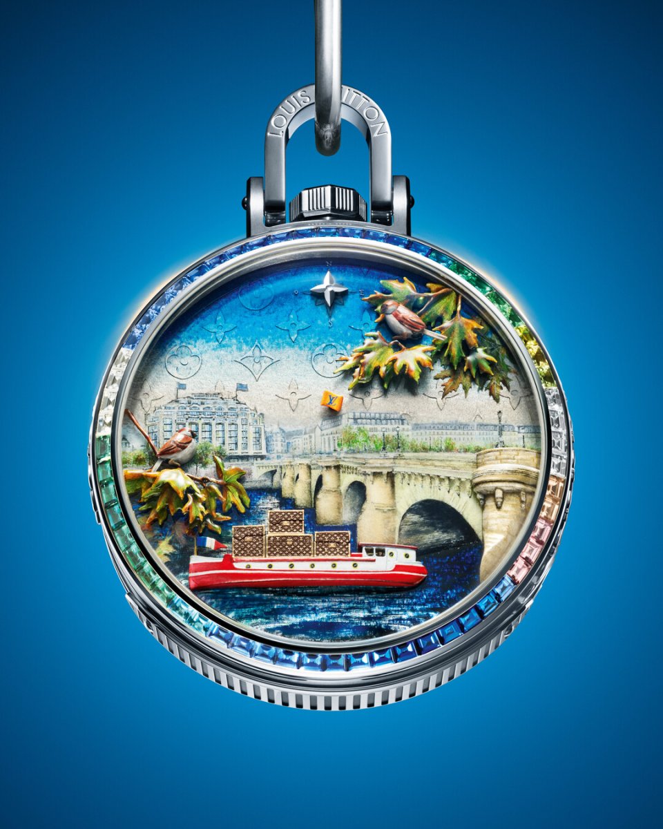 ルイ·ヴィトンが新作ポケットウォッチ「エスカル·オ·ポンヌフ」を発表