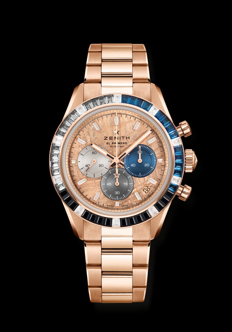 ゼニスの「クロノマスター スポーツ」コレクションに、グリーンの