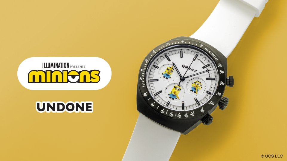 UNDONEからミニオンのコラボレーションウォッチ第2弾を発表～大人の