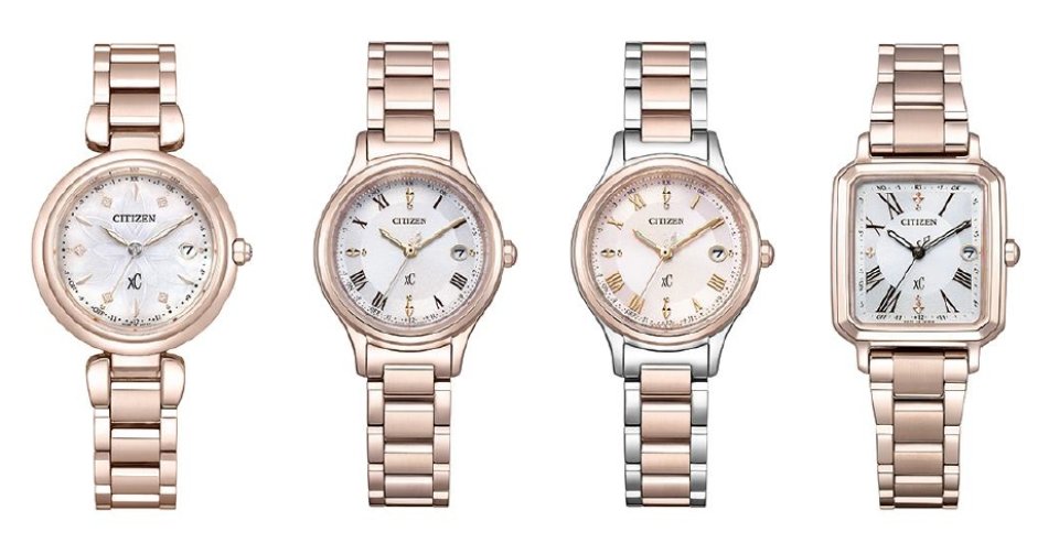 シチズンだけのSakura pink®に新作が続々登場、『シチズン クロスシー