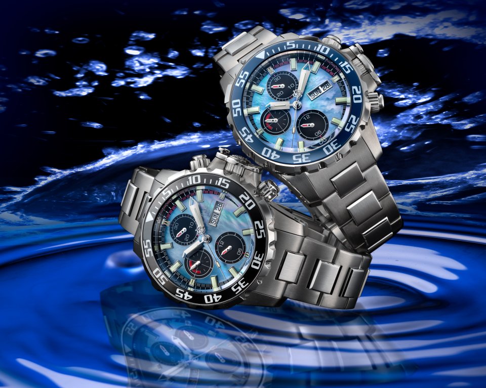 ボール ウォッチ・ジャパンより50本限定の真珠光彩ダイバーズ・クロノ