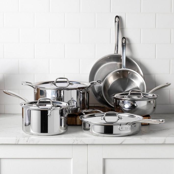 All-Clad G5 Graphite Core 10-Piece Cookware Set | Williams Sonoma