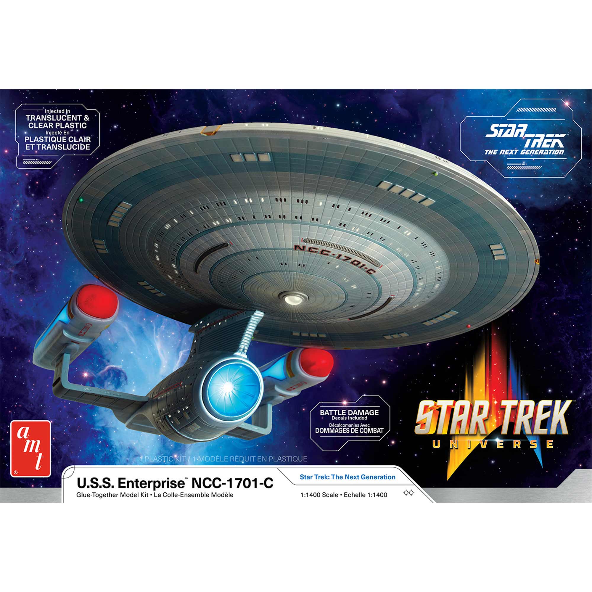 AMT 1/1400 Star Trek U.S.S. Enterprise NCC-1701-C Model Kit