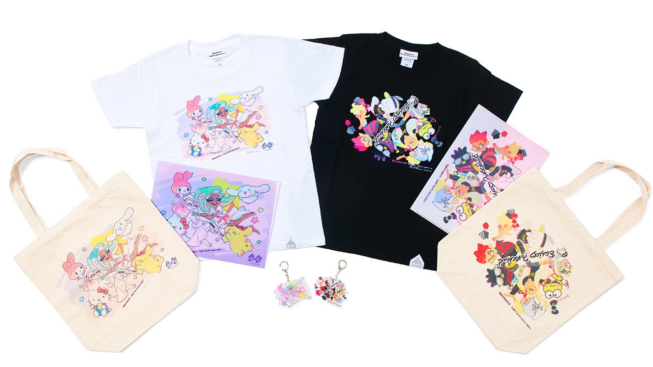 スプラトゥーン2×サンリオキャラクターズ」新しいデザインのコラボ