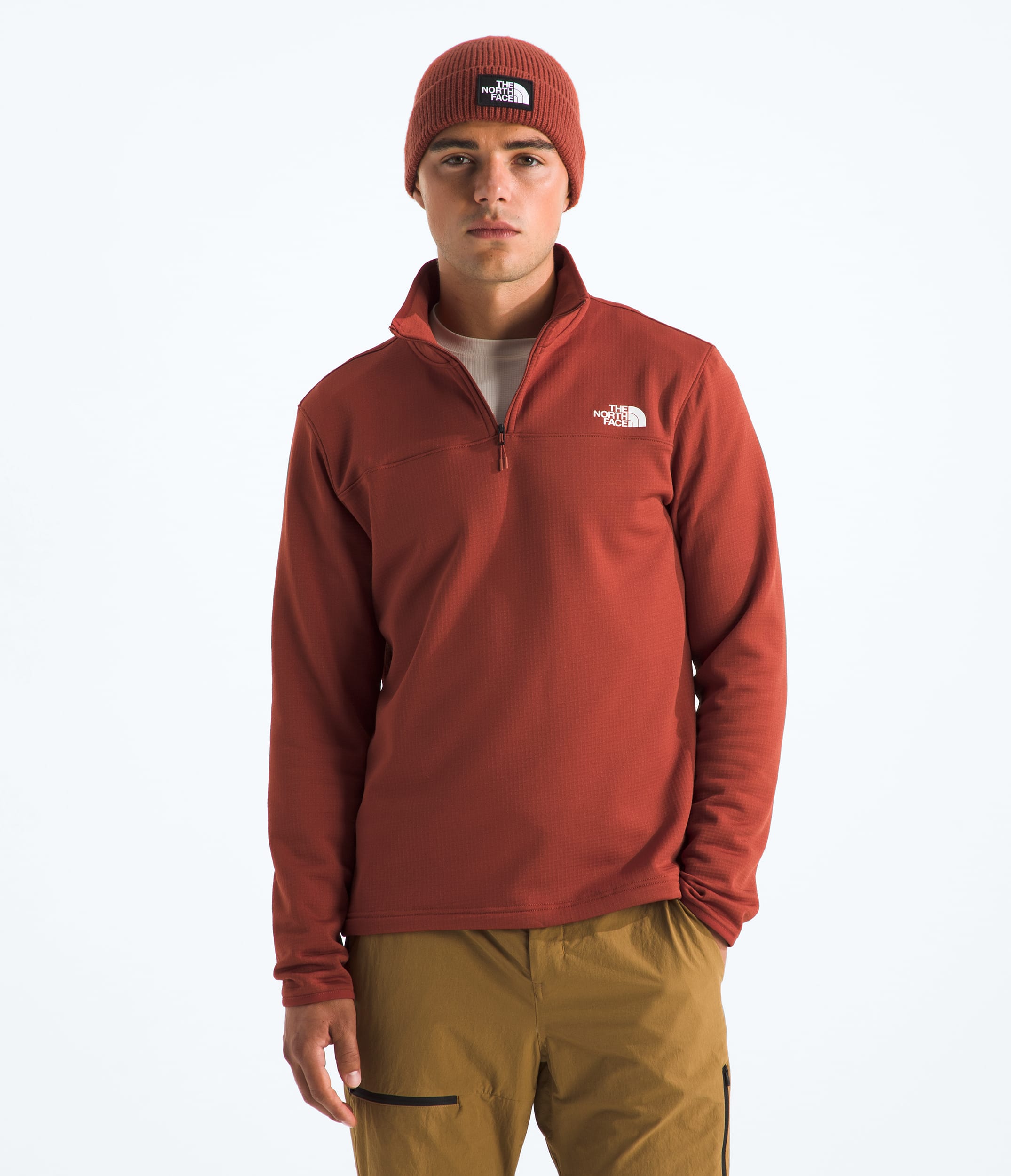 Men's Cedar Trail Grid Fleece ¼-Zip | The North Face
