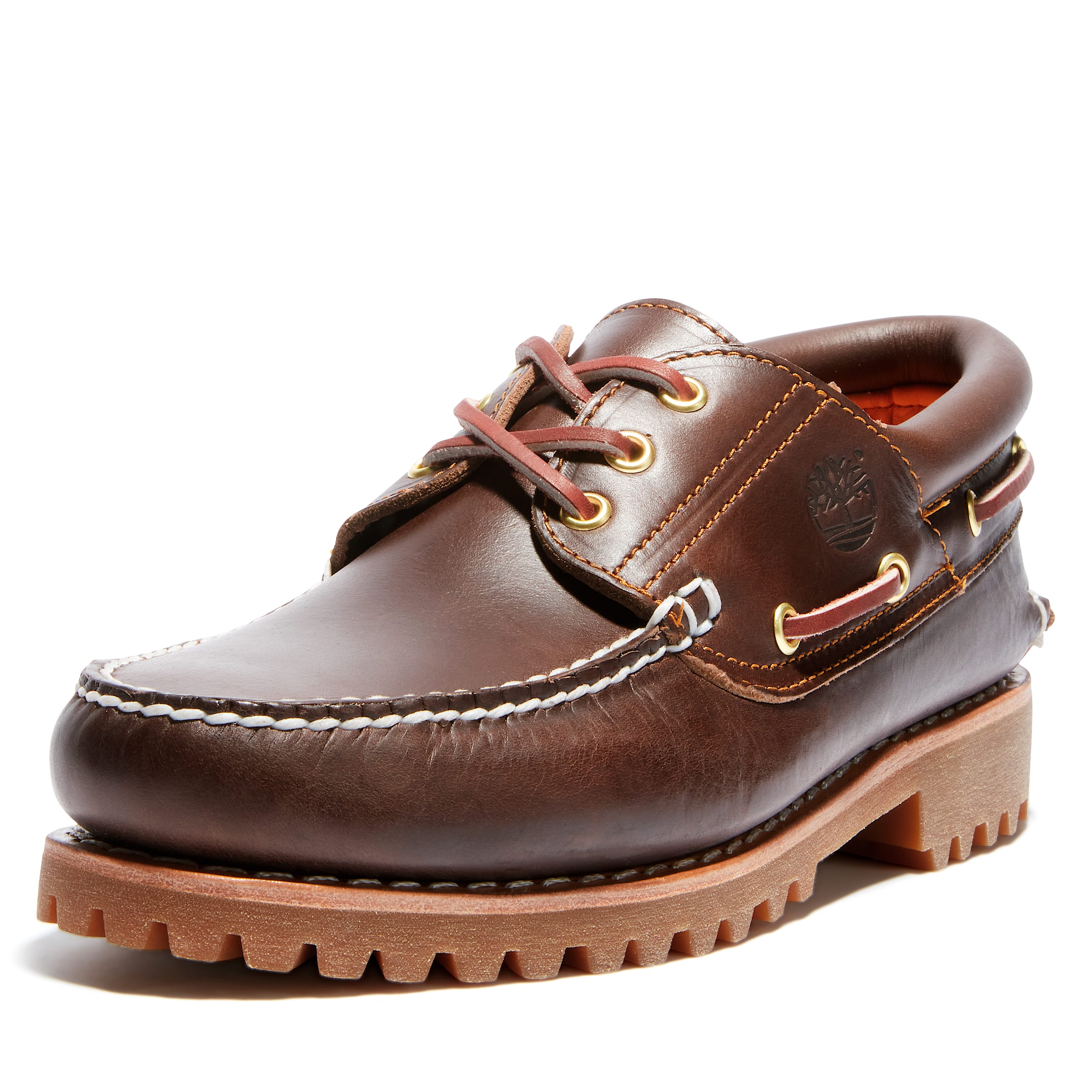 Men's Timberland® Authentic 3-Eye Lug Handsewn Boat Shoe