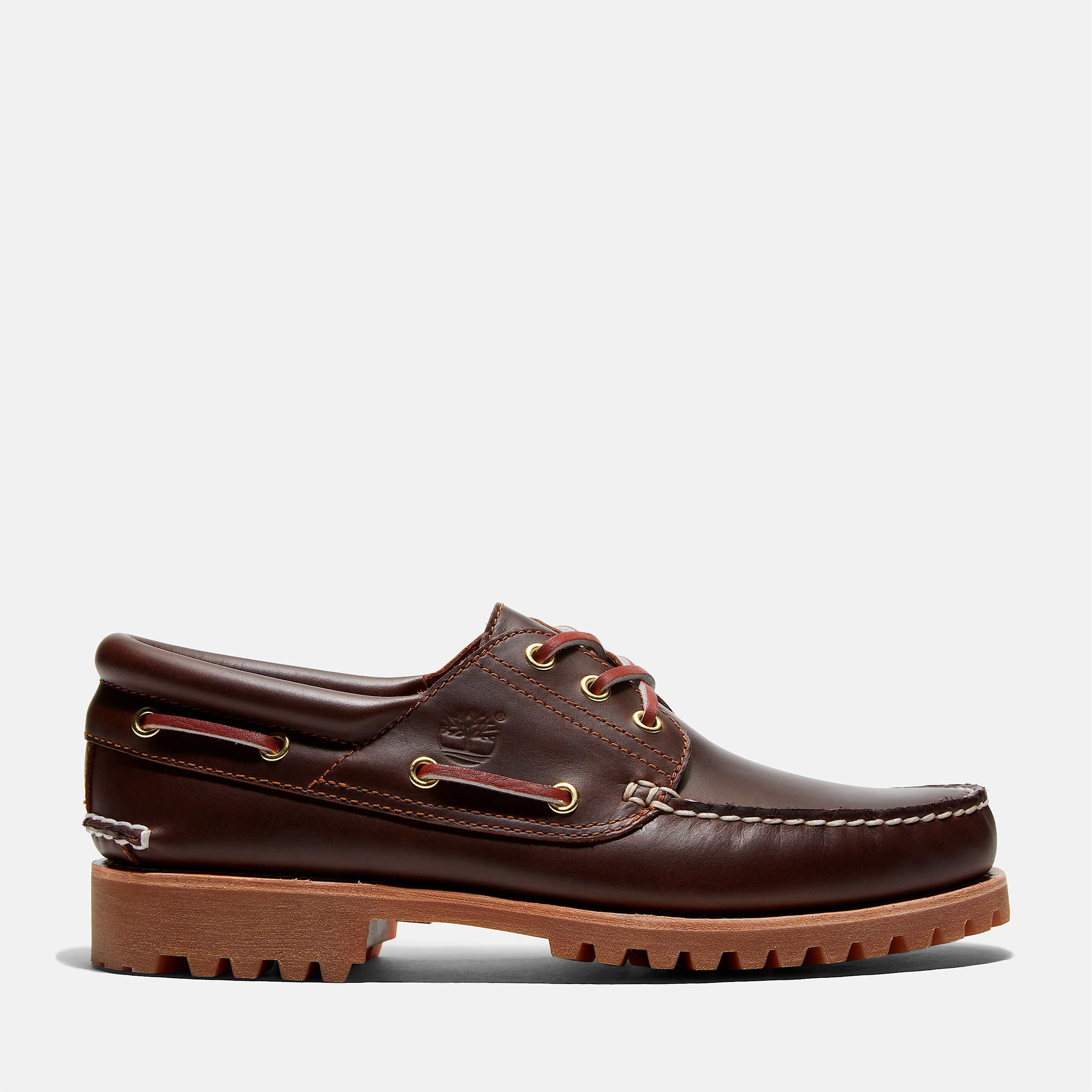 Men's Timberland® Authentic 3-Eye Lug Handsewn Boat Shoe