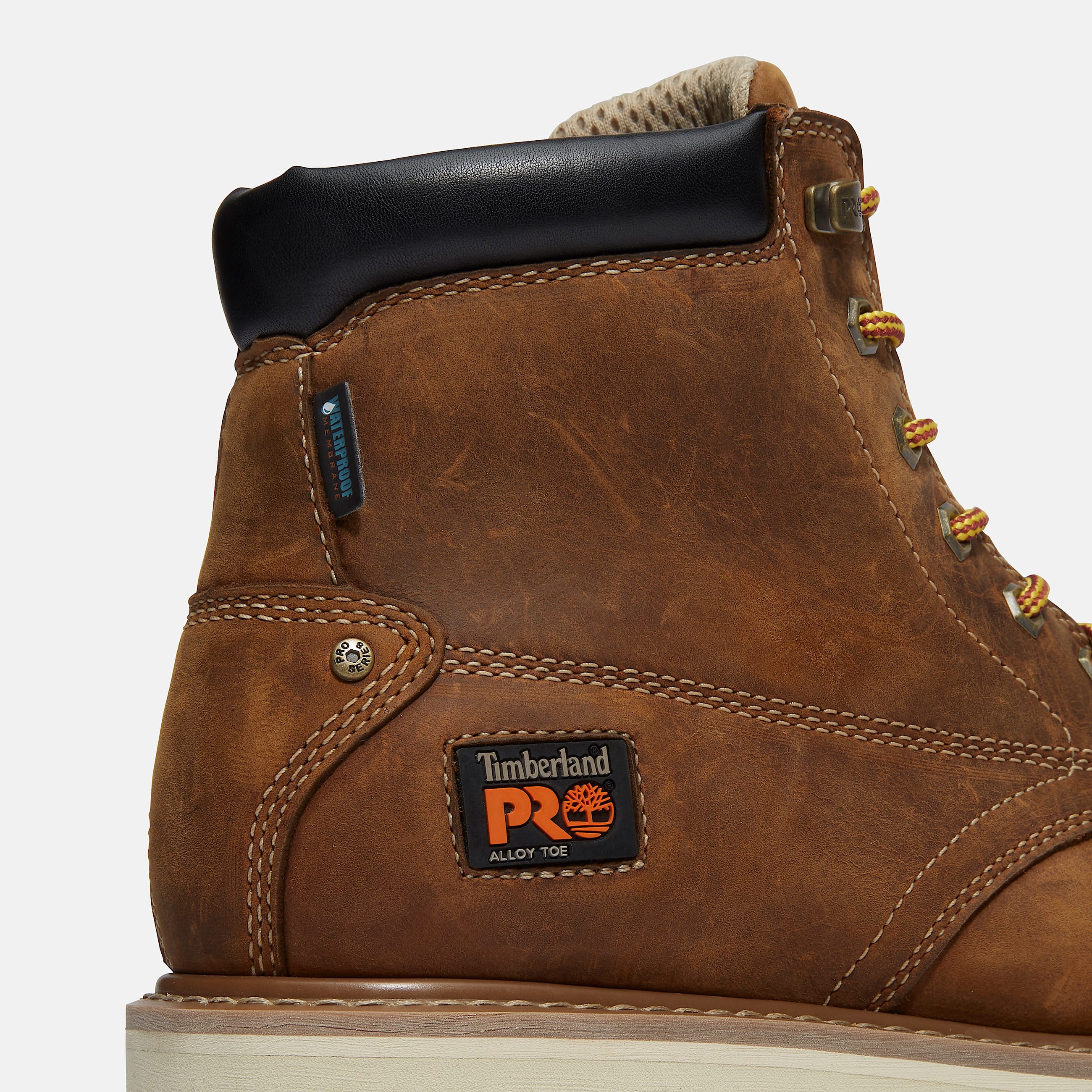 Men's Gridworks 6-Inch Alloy Toe Work Boots - Golden Brown