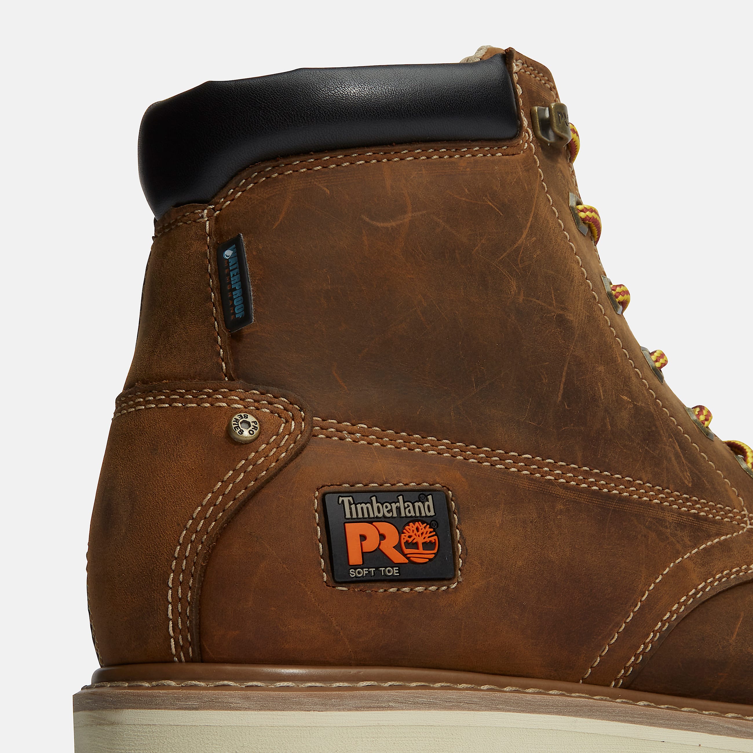 Men's Gridworks 6-In Waterproof Work Boots - Golden Brown