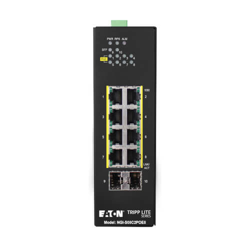8-Port Managed Industrial Gigabit Ethernet Switch | Eaton