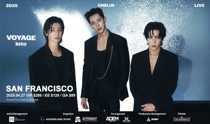CNBLUE in San Francisco at The Warfield