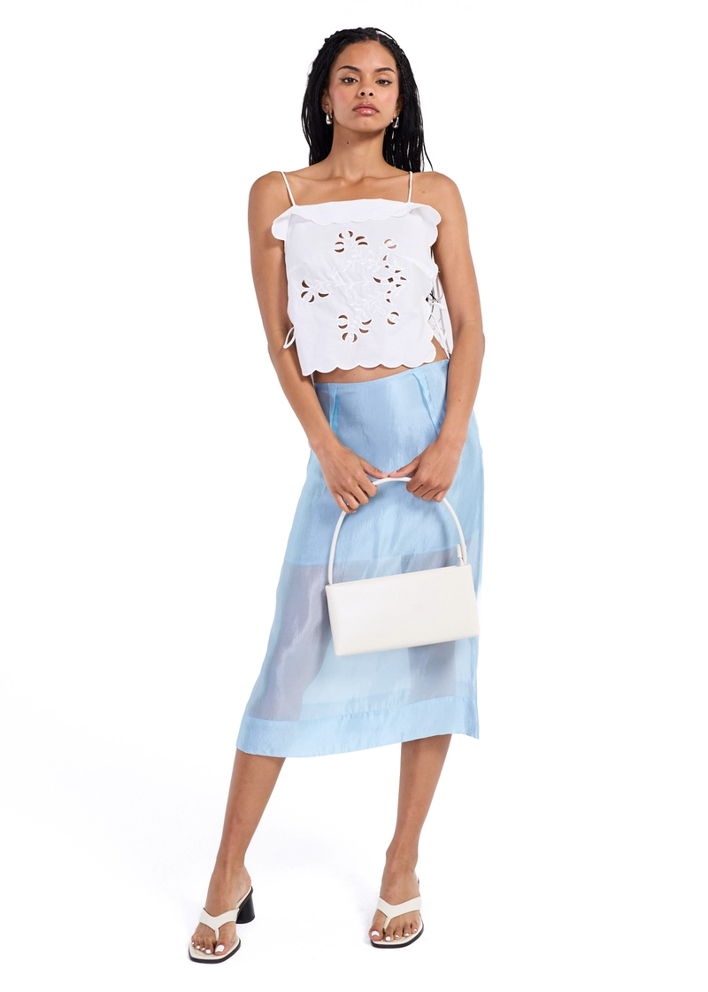 The Garment Kirsten Tie Top in White