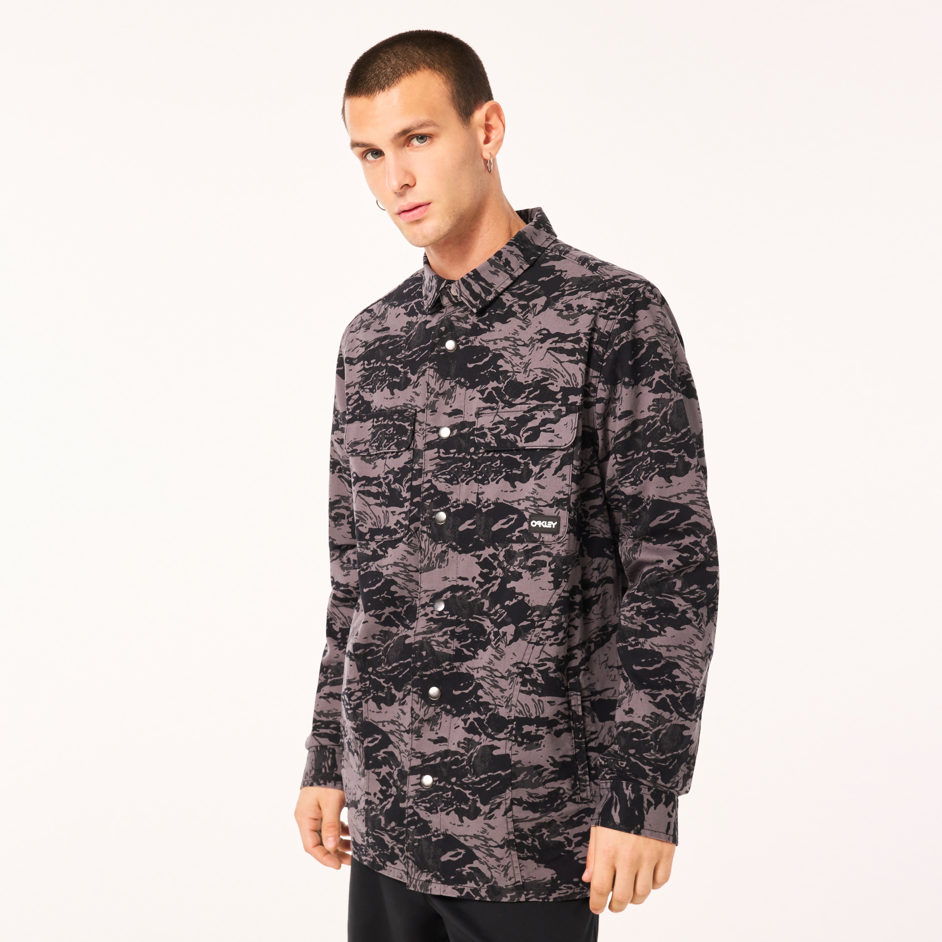 Oakley Long Wknd Jacket - Tiger Mountain Camo Gray | Oakley® US