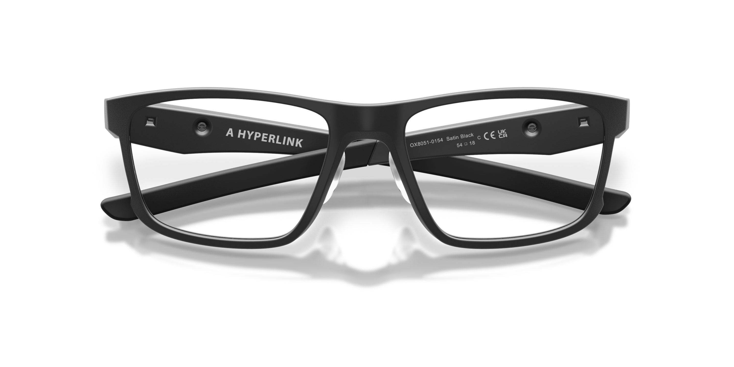 Hyperlink (Low Bridge Fit) Satin Black Eyeglasses | Oakley® US