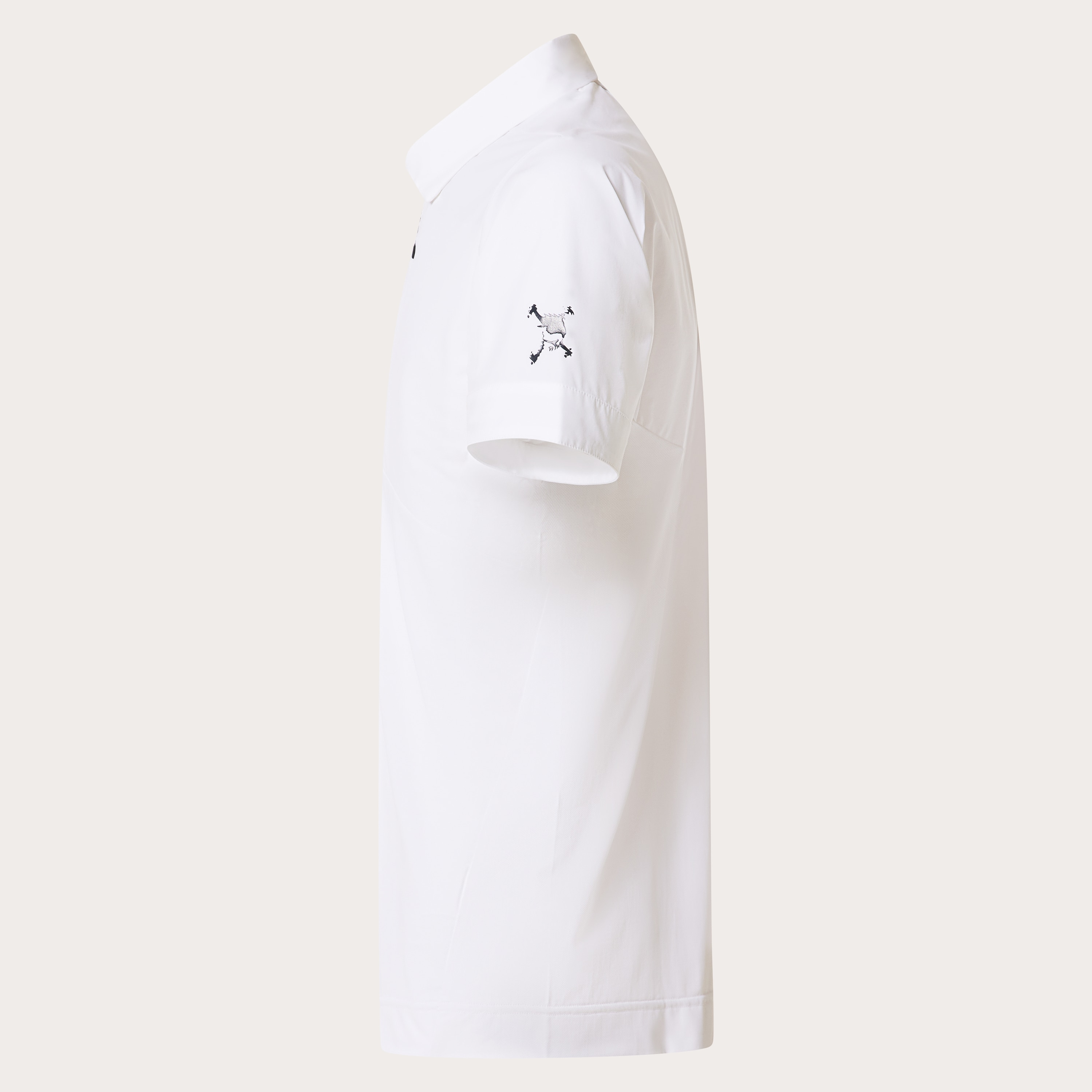 Oakley Skull Ideally Hybrid Zip Shirt - White | Oakley® US