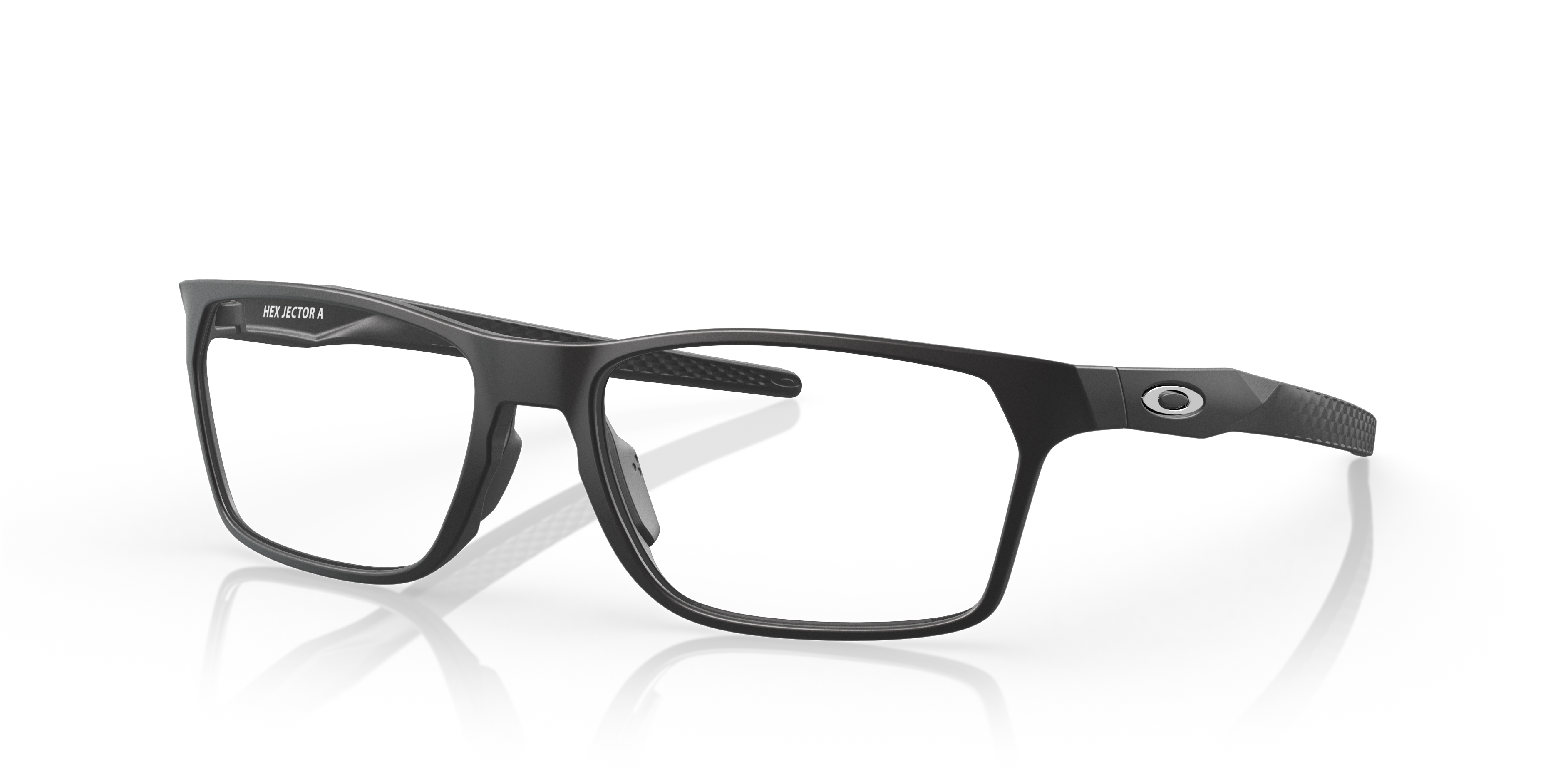 Hex Jector (Low Bridge Fit) Satin Black Eyeglasses | Oakley® US