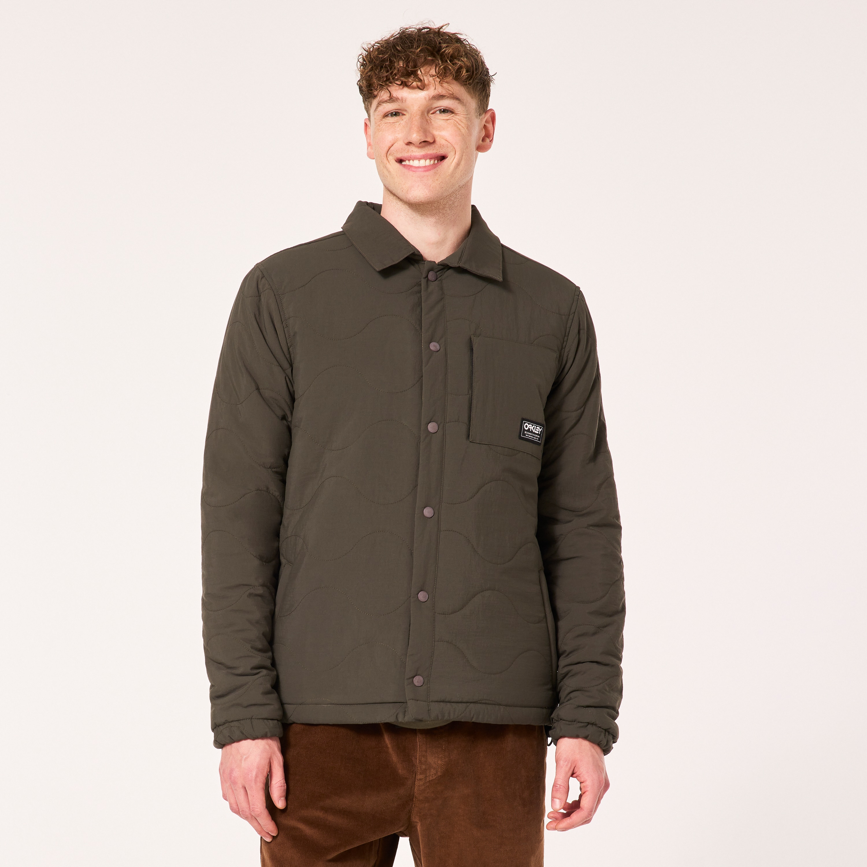 Oakley Quilted Sherpa Jacket - New Dark Brush | Oakley® | Official