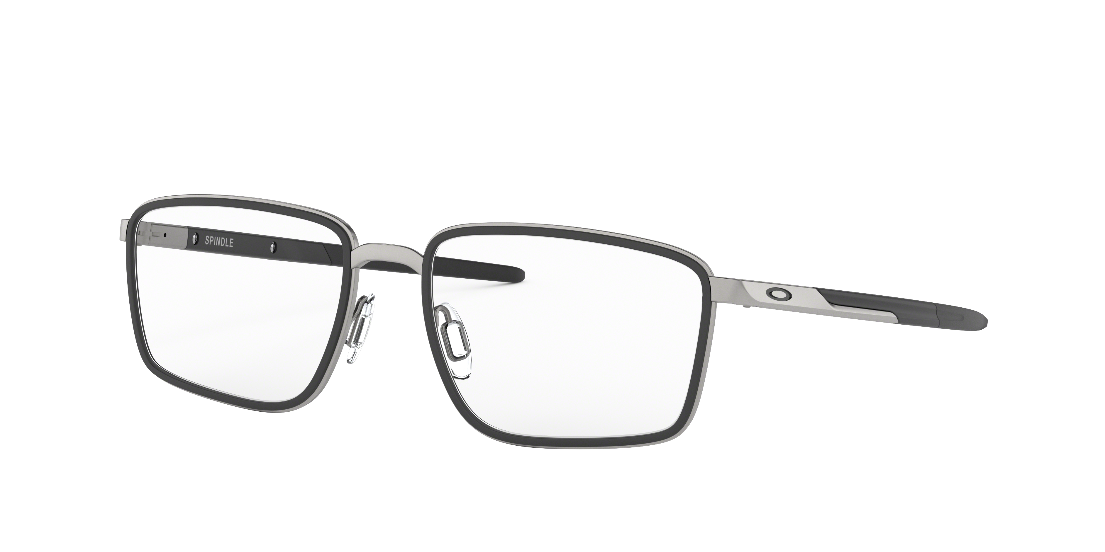 Spindle Satinchrome/Satin Black Eyeglasses | Oakley® JP