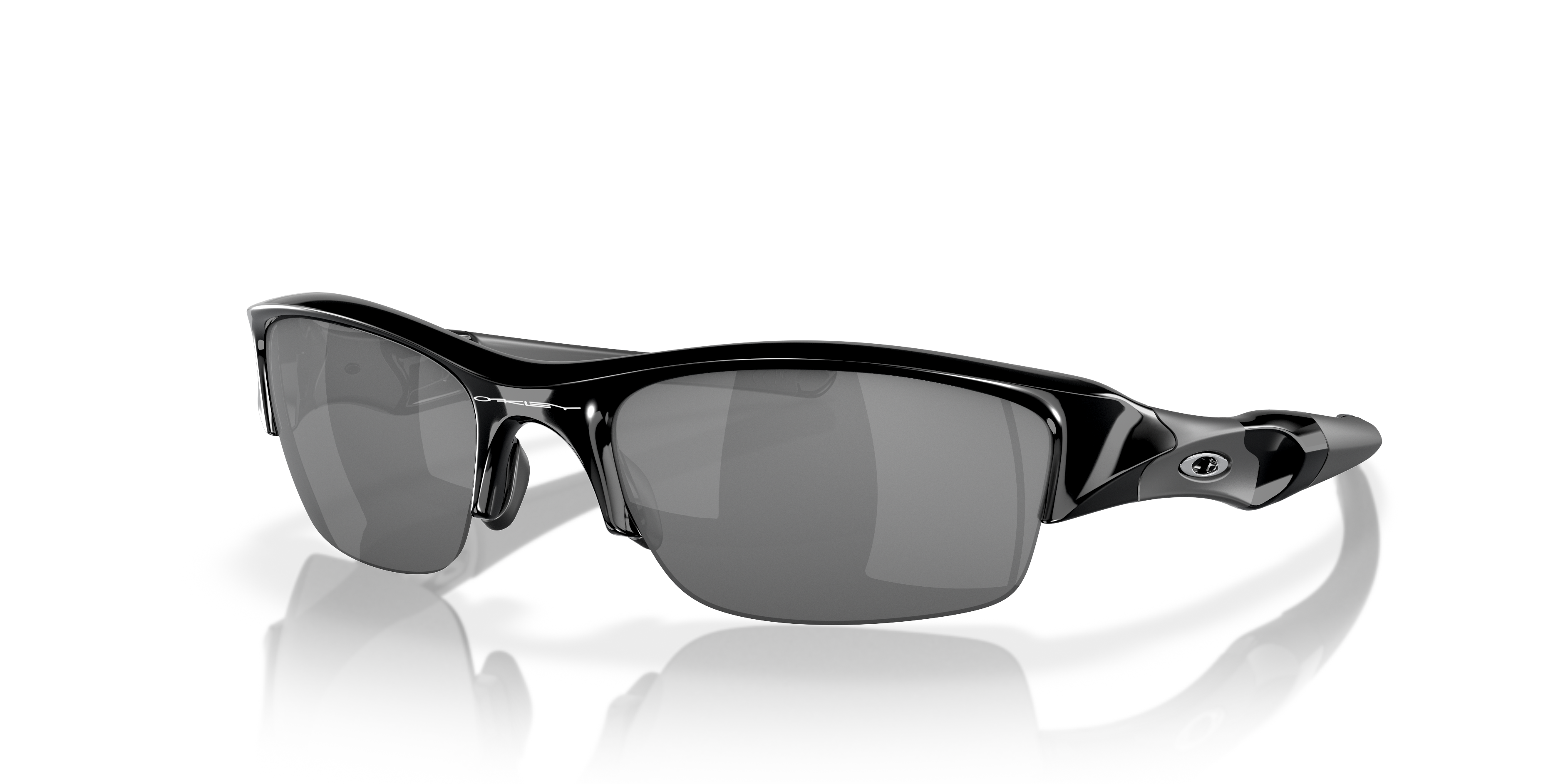 Flak Jacket® Black Iridium Lenses, Jet Black Frame Sunglasses