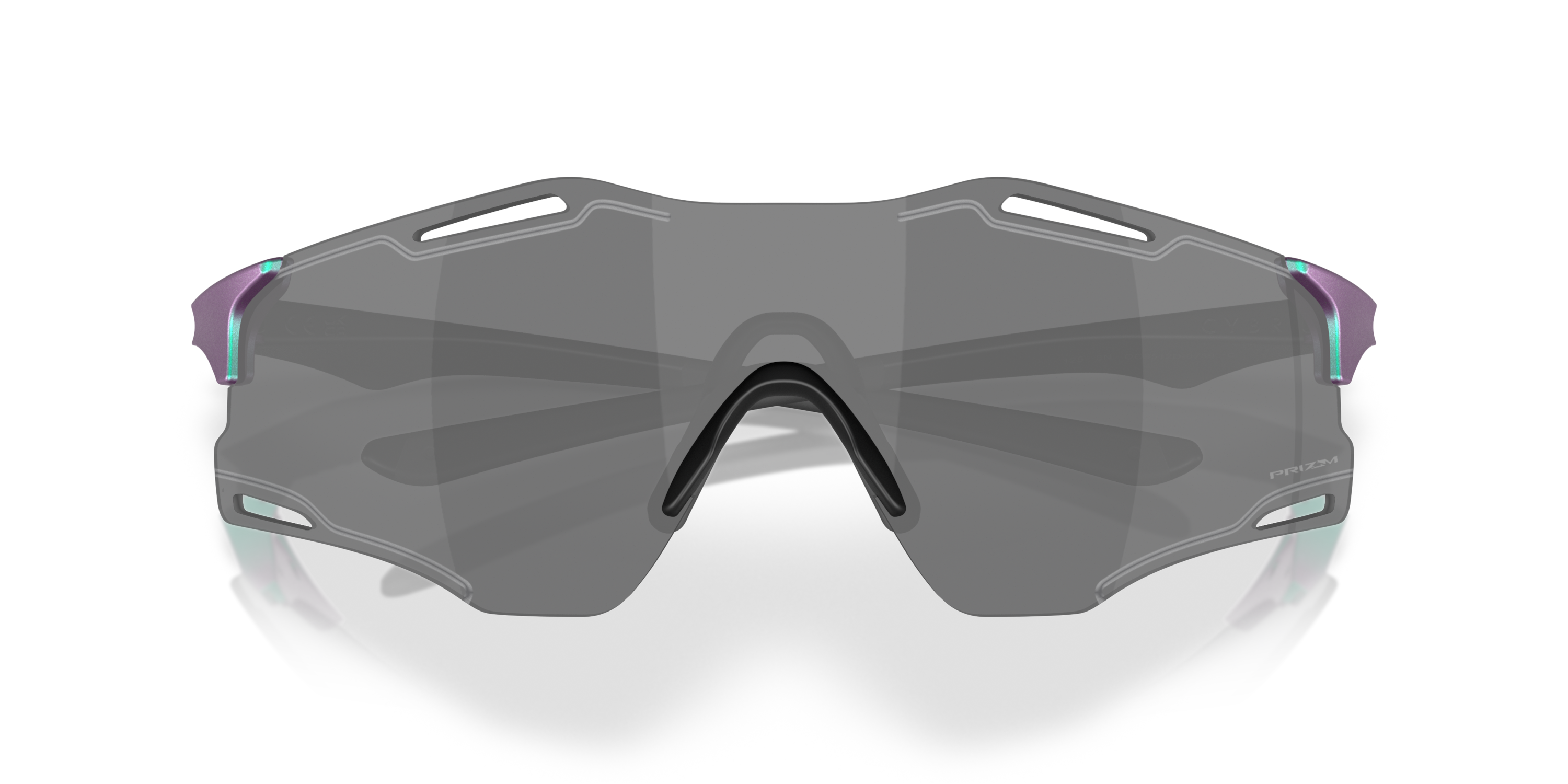 Cybr Zero Aura Collection Prizm Black Lenses, Matte Purple/Green