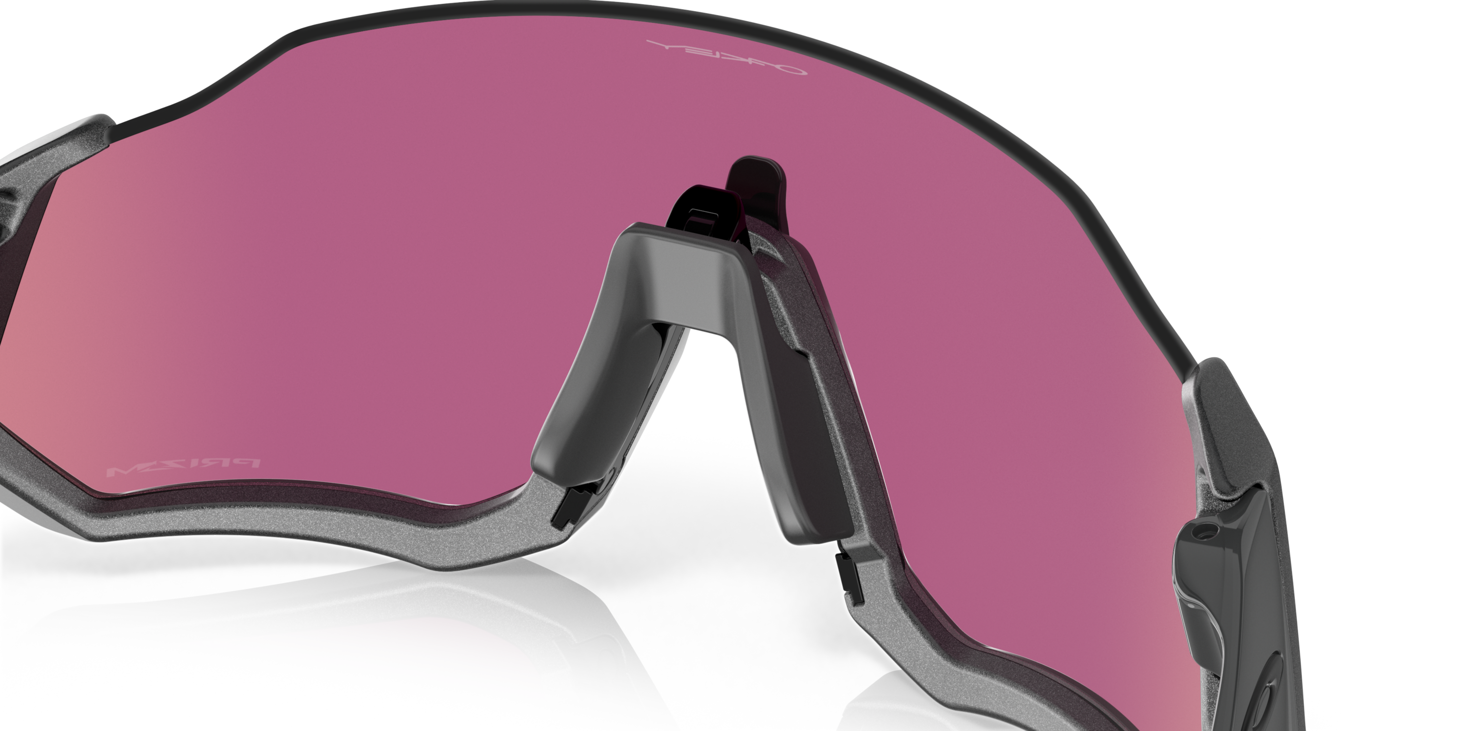 Flight Jacket™ Prizm Road Jade Lenses, Matte Steel Frame