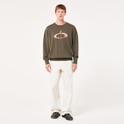 Oakley Mtl Solar Rail Crew Sweatshirt - New Dark Brush | Oakley