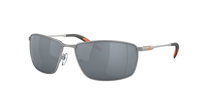 Costa Turret L (63-15) with Gray Silver Mirror lenses and Matte