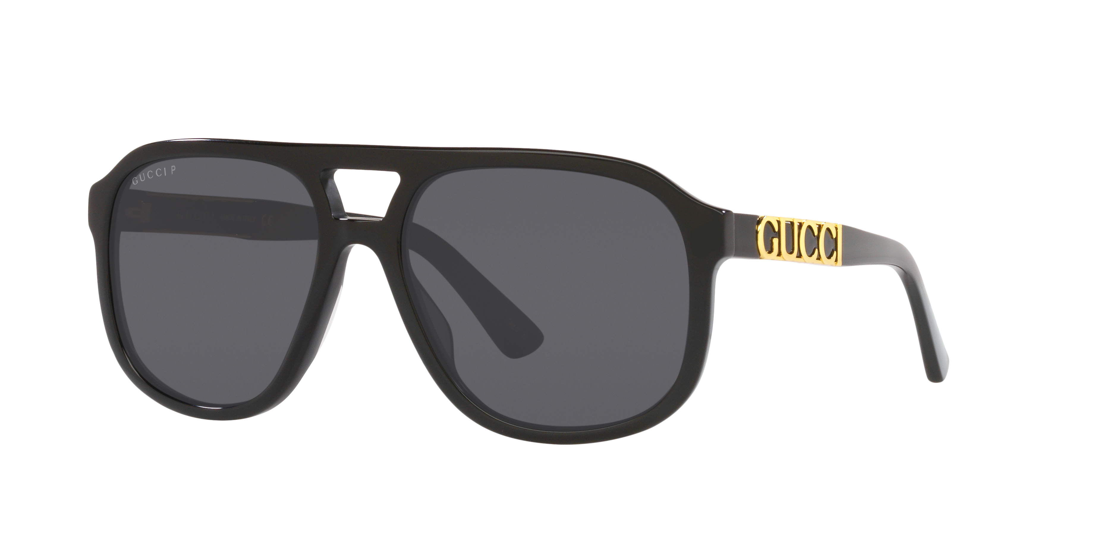 Gucci GG1188S XL (58 - 17) with Grey lenses and Black frame